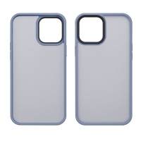 Чехол Сolor Protective Frame Apple iPhone 12, iPhone 12 Pro, синій, Люкс