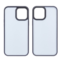 Чехол Сolor Protective Frame Apple iPhone 12, iPhone 12 Pro, синій, Люкс