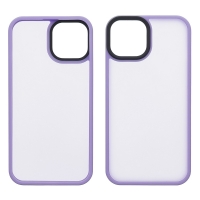 Чехол Сolor Protective Frame Apple iPhone 13, iPhone 14, фіолетовий, Люкс