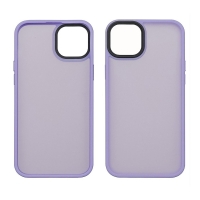 Чехол Сolor Protective Frame Apple iPhone 14 Pro Max, фіолетовий, Люкс