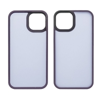 Чехол Сolor Protective Frame Apple iPhone 14 Pro Max, фіолетовий, Люкс
