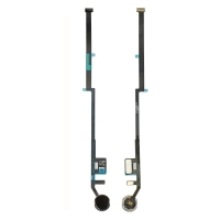 Шлейф Apple iPad 10.2, чорний, кнопки HOME (меню), с пластиком, High Copy