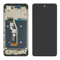 Дисплей Motorola G24, чорний | з тачскріном | в передній панелі | High Copy | дисплейный модуль, экран