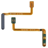 Шлейф Samsung SM-A256 Galaxy A25 с кнопкой вкл.выкл. черным сканером отпечатка пальца