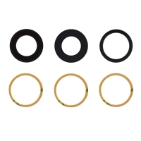 Стекло камеры для Apple iPhone 15 Pro Max (комплект 3 шт.) Original