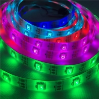 ������������ ����� RGB SMD5050, WS2812B (�����, c �����������, IP65, 5 �, 30 ������/�, 5 �)