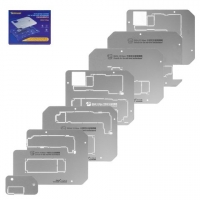 Набор BGA-реболлинга Mechanic iBGA 13 Max Apple iPhone 11, iPhone 11 Pro, iPhone 11 Pro Max, iPhone 12, iPhone 12 mini, iPhone 12 Pro, iPhone 12 Pro Max, iPhone 13, iPhone 13 mini, iPhone 13 Pro, iPhone 13 Pro Max, iPhone X, iPhone XS, iPhone XS Max, Motherboard, 14 in 1