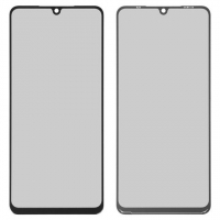Стекло дисплея Samsung SM-A245 Galaxy A24, черное | стекло тачскрина