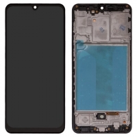Дисплей Samsung SM-A315 Galaxy A31, чорний | з тачскріном | в передній панелі | High Copy, OLED, со стандартным ободком | дисплейный модуль, экран