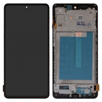 Дисплей Samsung SM-M536 Galaxy M53, чорний | з тачскріном | в передній панелі | High Copy, OLED | дисплейный модуль, экран