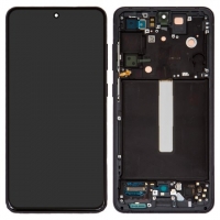 Дисплей Samsung SM-G990B Galaxy S21 FE 5G, чорний | з тачскріном | в передній панелі | Original (PRC), AMOLED | дисплейный модуль, экран