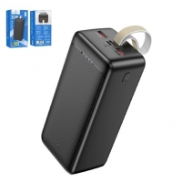 Power bank Hoco J111C, 40000 mAh, Power Delivery (30 Вт), чорний, #6931474795809