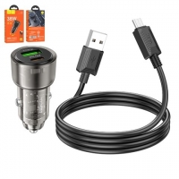 ������������� �������� ������� Hoco Z52, ������, Power Delivery (PD), � micro-USB ������� ���-�, 38 ��, 2 �����, 12-24 B, #6942007601764 | �������, �������� ����������