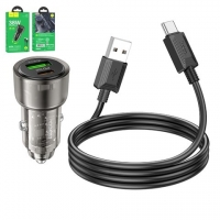 ������������� �������� ������� Hoco Z52, ������, Power Delivery (PD), � USB ������� ���-C, 38 ��, 2 �����, 12-24 B, #6942007601788 | �������, �������� ����������
