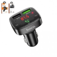 FM-����������� Hoco E59, ������, � ��������, USB ���-A, 2 �����, 18 ��, Quick Charge, 12-24 B, #6931474748447