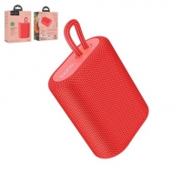 Портативная беспроводная колонка Hoco BS47, красная, с USB кабелем тип-C, #6931474755988