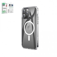 Чехол Hoco Magnetic airbag series Apple iPhone 13 Pro Max, ударопрочный, прозрачный, магнитный, пластик, MagSafe, #6931474756220