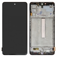 Дисплей Samsung SM-M526 Galaxy M52 5G, чорний | з тачскріном | в передній панелі | Original (PRC) | дисплейный модуль, экран