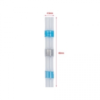 Термоусадочная гильза с оловом 16-14AWG, 1,5-2,5 мм?, синяя, 10 шт.