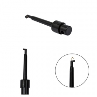 Щуп-зажим тип крючок, 56 мм, чорний