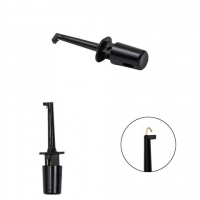 Щуп-зажим тип крючок, 40 мм, чорний