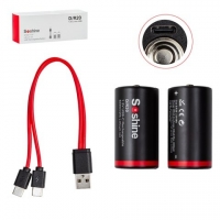 ���������� d Soshine D/R20, 1,5 B, Li-ion, 2 ��., c �������, (6000mWh), ����������� �� micro USB | ���, �������, �����������