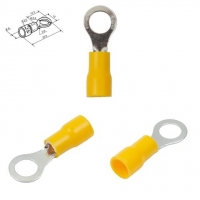 Наконечник RV3,5-6, 6 мм, кольцевый, изолированный, желтый, 10 шт., 2,5-4,0 мм?