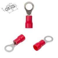 Наконечник RV3,5-6, 6 мм, кольцевый, изолированный, красный, 10 шт., 2,5-4,0 мм?