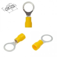 Наконечник RV2,0-8, 8 мм, кольцевый, изолированный, желтый, 10 шт., 1,5-2,5 мм?