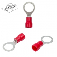 Наконечник RV2,0-8, 8 мм, кольцевый, изолированный, красный, 10 шт., 1,5-2,5 мм?