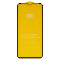 Захисне скло Motorola XT2081-1 Moto E7 Plus, XT2083 Moto G9 Play, iNobi, Full Glue, клей на усій поверхні, сумісне з чохлом, без пакування, чорне | Закаленное защитное стекло