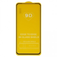 Захисне скло Huawei P40 Lite E, Y7p, ART-L28, ART-L29, ART-L29N, чорне, iNobi, Full Glue, клей на усій поверхні, сумісне з чохлом, без пакування | Закаленное защитное стекло